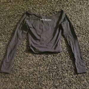 Velocity Black Long Sleeve Tee